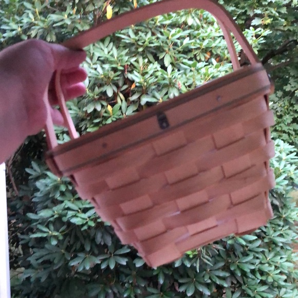 Vtg LONGABERGER Yankees Candle Dual Handle Basket RARE SET Basket Liner Charm - Picture 8 of 16